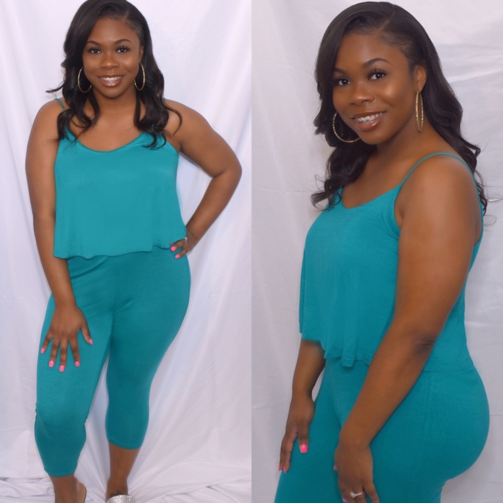 Turquoise Jumpsuit